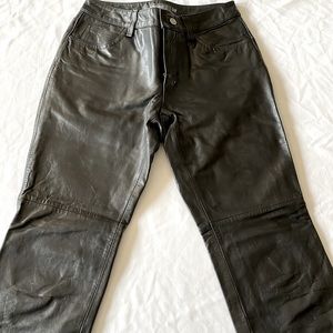 Womens Leather Pants